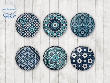 Motiv-Cabochons 1491 14mm (12 Stk)